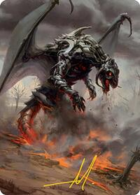 Scion of Draco Art Card (Gold-Stamped Signature)