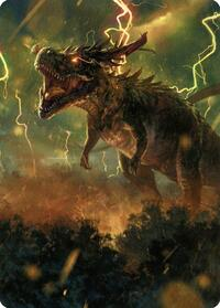 Thrasta, Tempest's Roar Art Card (42/81)