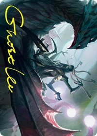 Specter of the Fens Art Card (Gold-Stamped Signature)