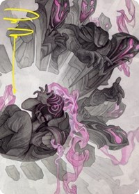 Rise of Extus Art Card (Gold-Stamped Signature)