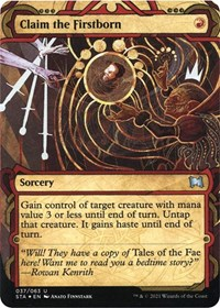Claim the Firstborn (Foil Etched)