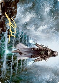 Karfell Harbinger Art Card (Gold-Stamped Signature)