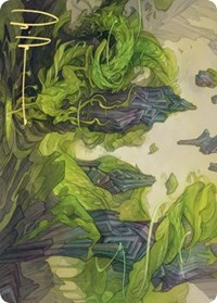 Reclaim the Wastes Art Card (Gold-Stamped Signature)