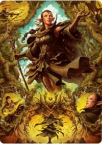 Nissa of Shadowed Boughs Art Card (6/81)