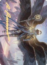 Angel of Destiny Art Card (Gold-Stamped Signature)
