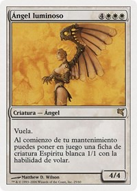 Luminous Angel (Spanish) - "Ángel luminoso"
