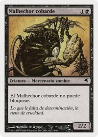 Spineless Thug (Spanish) - "Malhechor cobarde"