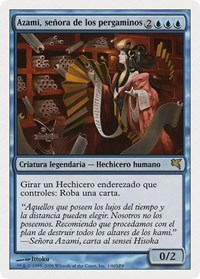 Azami, Lady of Scrolls (Spanish) - "Azami, señora de los pergaminos"