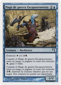 Stormscape Battlemage (Spanish) - "Mago de guerra Escapatormenta"