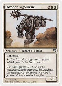 Loxodon Stalwart (French) - "Loxodon vigoureux"