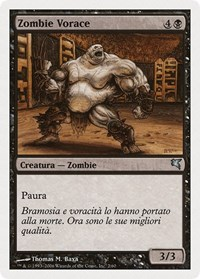 Gluttonous Zombie (Italian) - "Zombie Vorace"