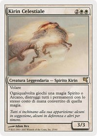 Celestial Kirin (Italian) - "Kirin Celestiale"