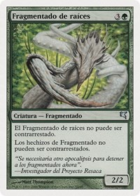 Root Sliver (Spanish) - "Fragmentado de raíces"