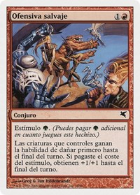 Savage Offensive (Spanish) - "Ofensiva salvaje"