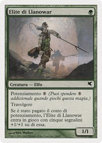 Llanowar Elite (Italian) - "Elite di Llanowar"