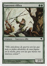 Elvish Warrior (Spanish) - "Guerrero elfico" (B41)