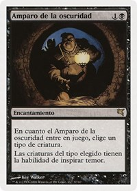 Cover of Darkness (Spanish) - "Amparo de la oscuridad"