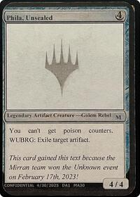 Phila, Unsealed (Reprint)