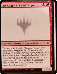 The Knight of Land Drops