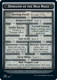 Dungeon of the Mad Mage Token (AFR)