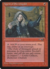 Agent of Stromgald (Woman Holding Staff)