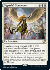 Sigarda's Summons (VOW Bundle)