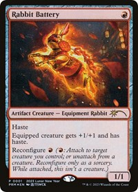 Rabbit Battery (Year of the Rabbit 2023)