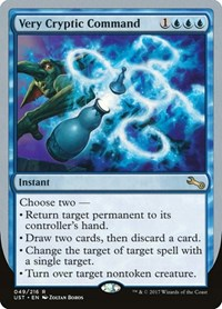 Very Cryptic Command (D)