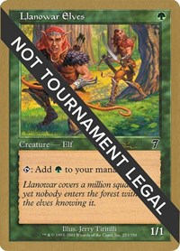 Llanowar Elves - 2001 Jan Tomcani (7ED)