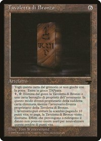 Bronze Tablet (Italian) - "Tavoletta di Bronzo"
