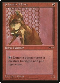 Hurr Jackal (Italian) - "Sciacallo di hurr"