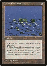 Blue Mana Battery (German) - "Blaue Manabatterie"