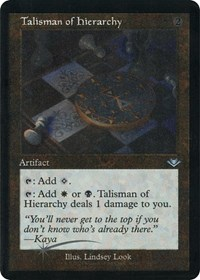 Talisman of Hierarchy (Retro Frame) (Foil Etched)