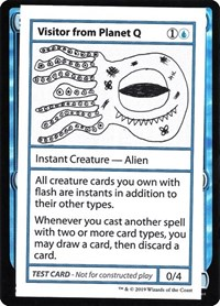 Visitor from Planet Q (No PW Symbol)