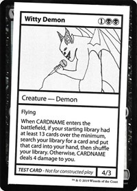 Witty Demon (No PW Symbol)