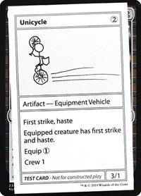 Unicycle (No PW Symbol)