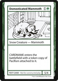 Domesticated Mammoth (No PW Symbol)