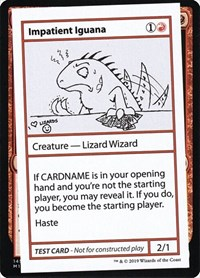 Impatient Iguana (No PW Symbol)