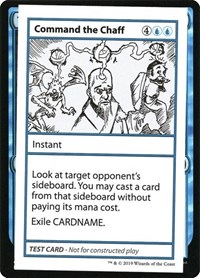 Command the Chaff (No PW Symbol)
