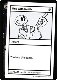One With Death (No PW Symbol)
