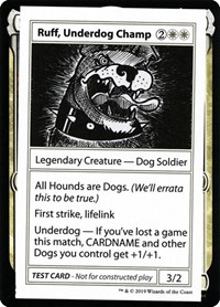 Ruff, Underdog Champ (No PW Symbol)