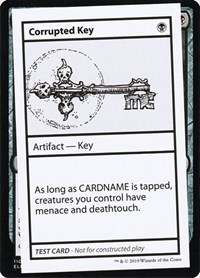 Corrupted Key (No PW Symbol)