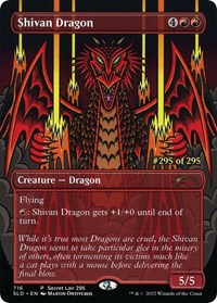 Shivan Dragon (Serial Numbered)