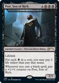 Post, Son of Rich - K'rrik, Son of Yawgmoth (Post Malone)