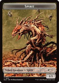 Spirit (SLD) // Shapeshifter (KHM) Double-sided Token