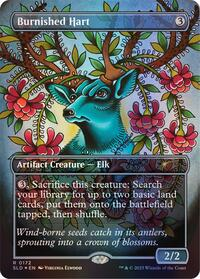 Burnished Hart (Rainbow Foil)