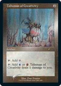 Talisman of Creativity (Retro Frame) (Foil Etched)