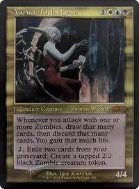 Varina, Lich Queen (Retro Frame)