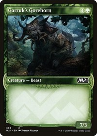 Garruk's Gorehorn (Showcase)