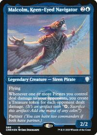 Malcolm, Keen-Eyed Navigator (Foil Etched)